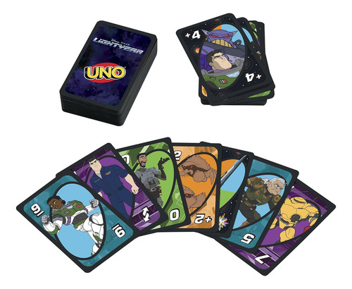 Juegos De Cartas De Mattel Uno Disney Y Pixar Lightyear En Y