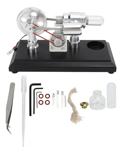 Kit De Juguete Stirling, Modelo De Motor, Led Multicolor, Fi