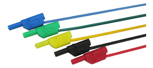 Conector De Banana De Silicone Labs Test Extension De 5 Peça