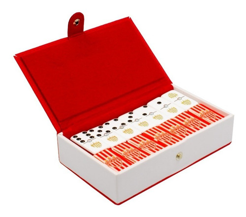 Imagen 2 de 7 de Dominó Rayos Del Necaxa, 100% Acrílico. Estuche Tipo Libro