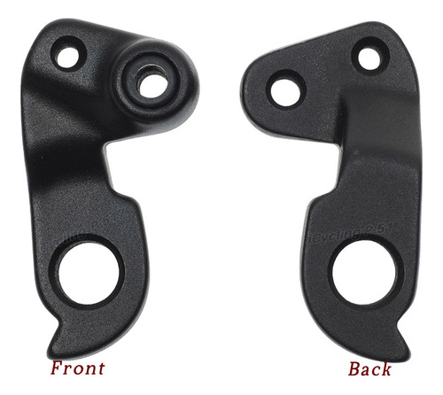 Postiza Derailleur Hanger Pata Cambios Desviador Trek Series Negro Medio