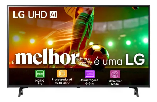 Smart Tv 4k 43" Lg Uhd 43ut8000 Processador a5 Ger7 AI Alexa Chro...