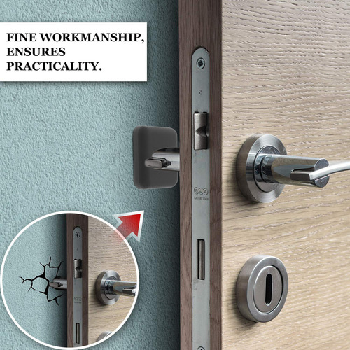 Protector De Pared De Silicona Para Manija De Puerta, 10 Uni