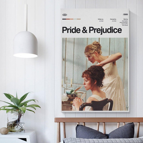 Vintage Movie Pride And Prejudice Poster 13 Wall Art