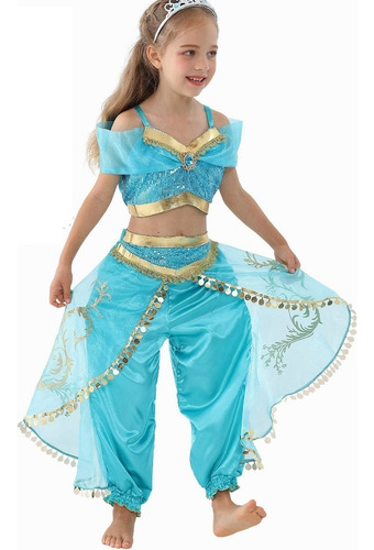 . Disfraz De Princesa De Jazmín For Niñas Vestido