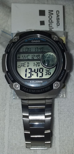 Relógio Casio World Time 40mm
