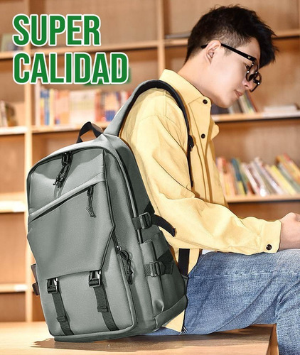 Y Mochila Back Pack Casual Deportiva Escolar Impermeable