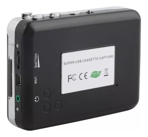 Cassete Super Usb Para Fita Conversora De Mp3 Para Pc Para