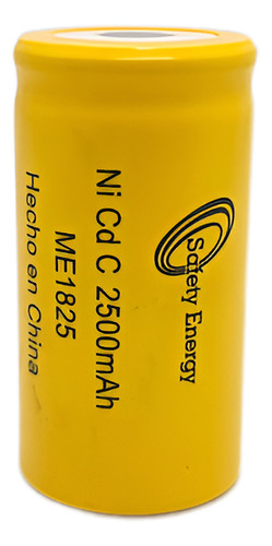 Pila Recargable Industrial Ni-cd C 2500 Mah Safety Energy
