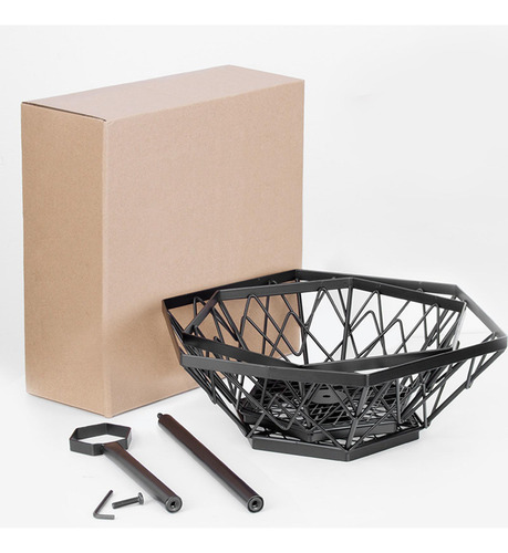 Suporte De Cesta De Frutas De Ferro Recipiente De De Cozinha