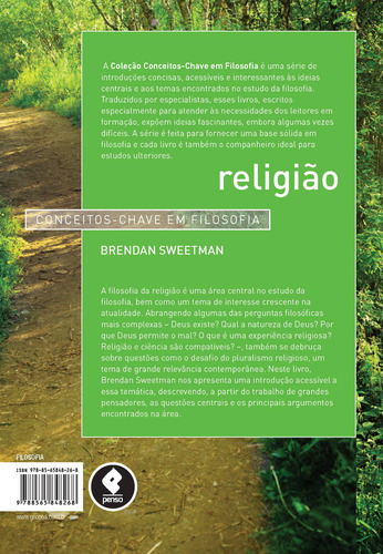 Religião, de Sweetman, Brendan. Conceitos-chave em filosofia Editorial PENSO, capa mole em português, 2013