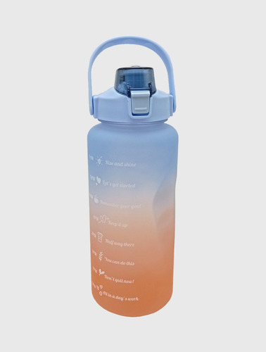 Termo Vaso Botella Cooler Motivacional Gym 2 Litros Agua
