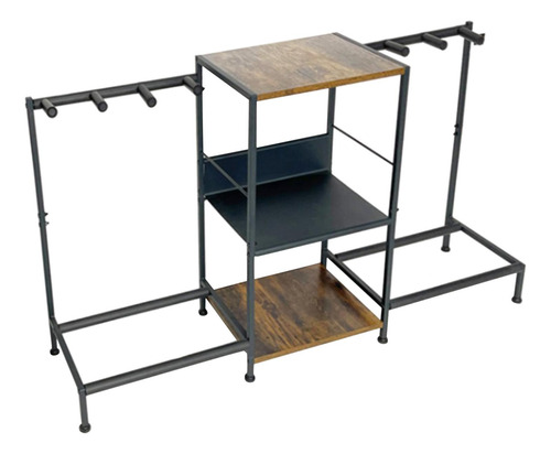 Stand De Guitarra, Rack De Guitarra Múltiplo Com Prateleira