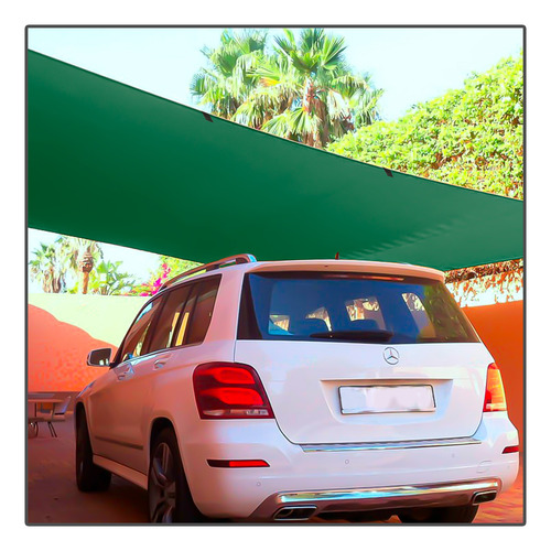 Tela Sombreamento Toldo 90% Verde 4x4 Garagem Estacionamento