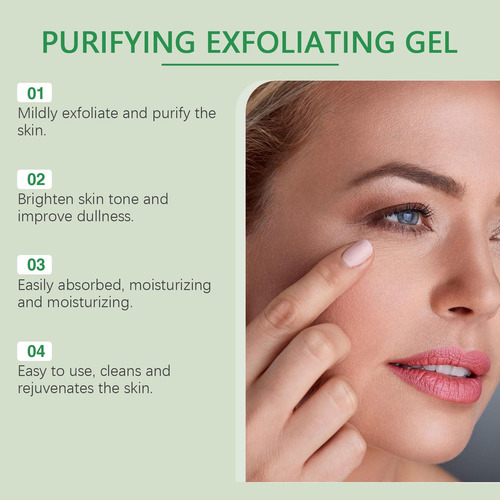 Gel Exfoliante I 30 G. Gel Facial Limpiador Para Pieles Muer