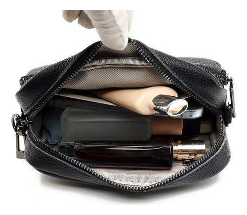 I Bolsos De Cuero Genuino Para Mujer, Moderno, Bandolera