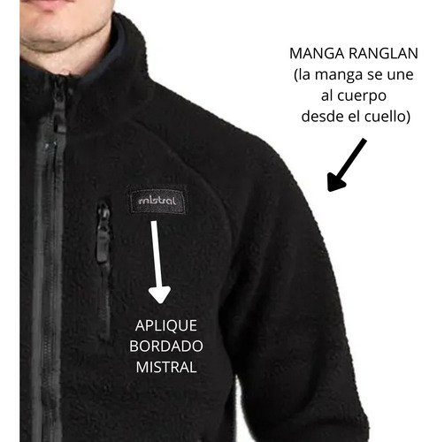 Campera Hombre Mistral Polar Tech Térmica