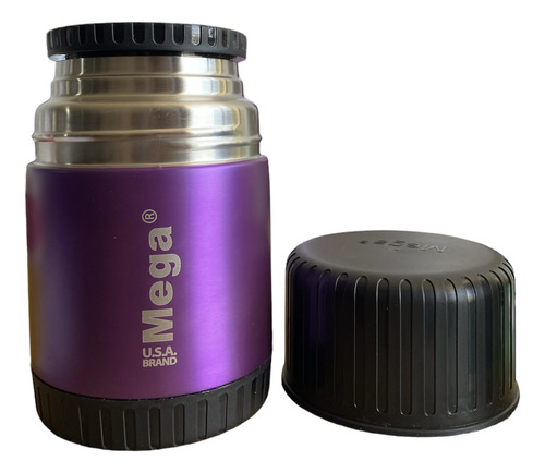 Termo De Comida Y Líquidos 500ml Mega Magnum Acero Inox
