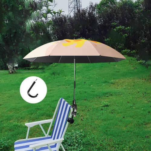 Subgadora En La Playa Para 360 Grados Para Sombrilla Beige