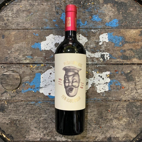 Imagen 3 de 6 de Vino Otro Loco Mas Malbec 750ml Botella Vino Tinto Regalo!!
