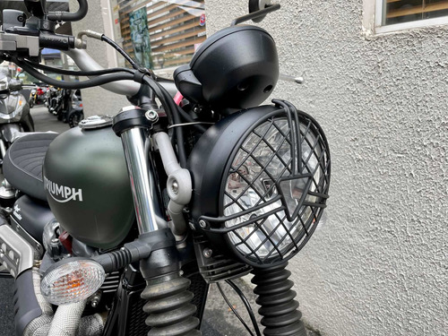 Triumph Street Scrambler - Verde - 2017 - Apenas 7.300km