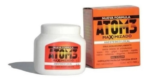 Atom 3  Maximizado Anestésico - Desinflamante  