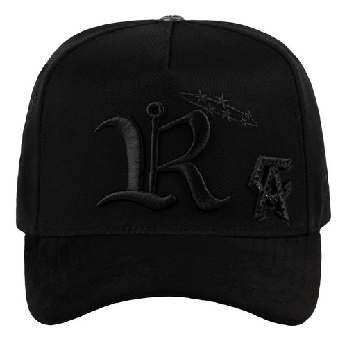 Gorra Jc Hats Luis R Conriquez X Canelo Alvarez / Full Set Negro Ajustable Lisa