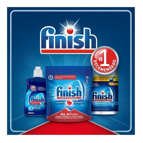 Imagem 5 de 5 de Lava-louças Detergente Finish Powerball All In One Max
