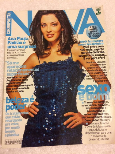 Revista Nova 03 Ana Paula Padrão Caco R Marcos Pasquim (Usado)