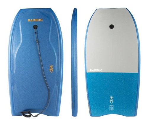 Tabla Bodyboard Surf 100 Con Correa Leash Muñeca Radbug