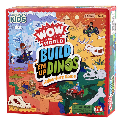Juego De Aventuras Goliath Wow In The World Build 'em Up Din