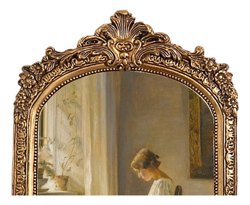 Cuadro Antiguo Marco Colgante De Pared Pintura Al Óleo L
