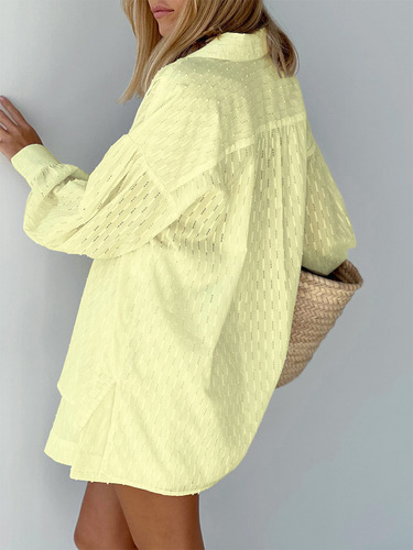 Elegante Conjunto De Pantalones Cortos Con Mangas Abullonada