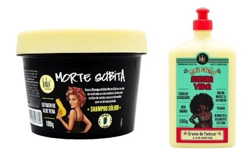 Crema Para Peinar Cabellos Rizados Minha Vida + Shampoo 