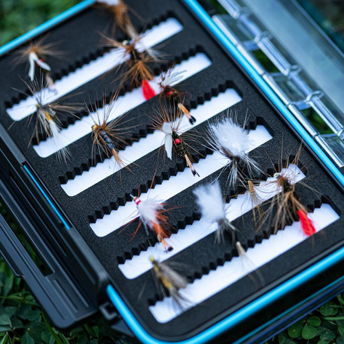Caja De Pesca Con Mosca De Doble Cara Impermeable Para Apare