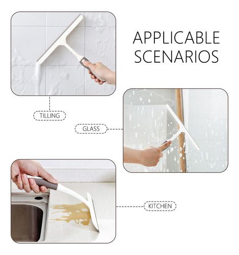 Espátula De Silicona Multiusos F Para Ventana, Cristal Y Duc