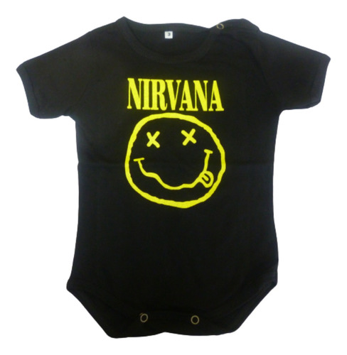 Body Bebé Nirvana Kurt Cobain Remeras De Niños Que Sea Rock 