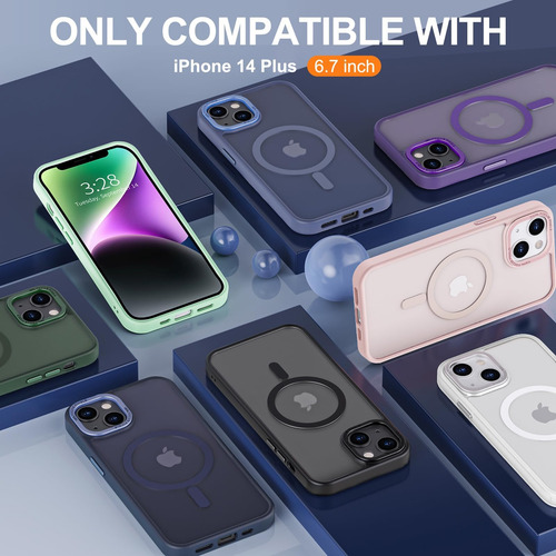 Case Hython Para iPhone 14 Plus Cajas De Teléfono Mate 67