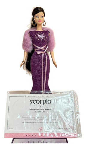 Boneca Do Signo Escorpião (collector Zodiaco) - Mattel. (Usado)