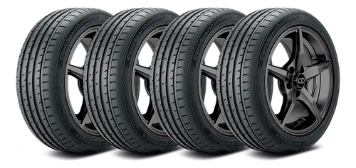 Kit 4 Pneus 245/45R18 Run Flat ContiSportContact 3 Continental 96Y Aro 18