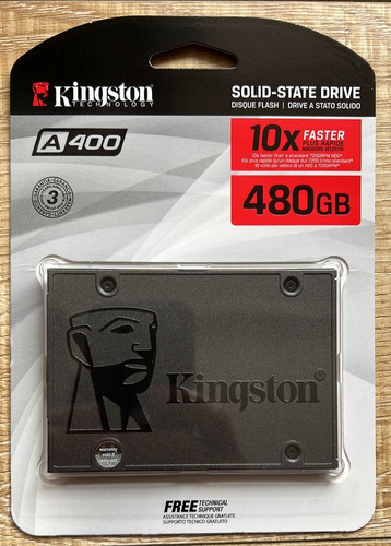 Disco Sólido Ssd Interno Kingston Sa400s37/480g 480gb Negro