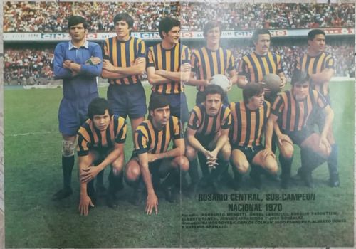 Imagen 2 de 3 de Poster Rosario Central * Campeon Y Sub-campeon 1970 A 1974 *