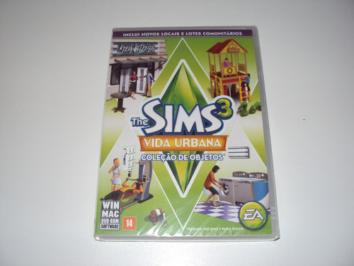 The Sims 3 Expansão Vida Urbana Original Lacrado Pc