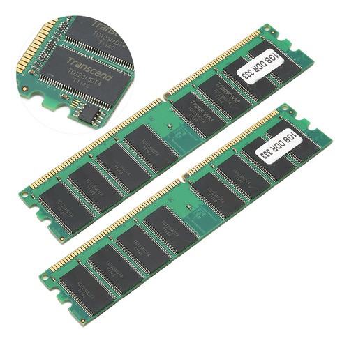 Módulo De Memoria Ddr De Escritorio Pc2700 De 333 Mhz, 2 Uni