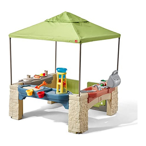 Casa De Juegos Para Niños Con Parrilla Y Juego De Arena Ex