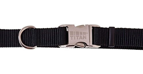 Collar De Titanio Ajustable Para Perros Medianos  3/4 14 Inc