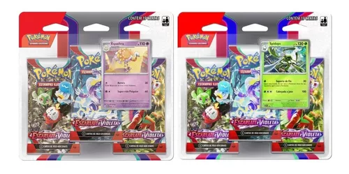 Jogo de Cartas Pokémon - Blister Triplo - EV - Evoluções em Paldea