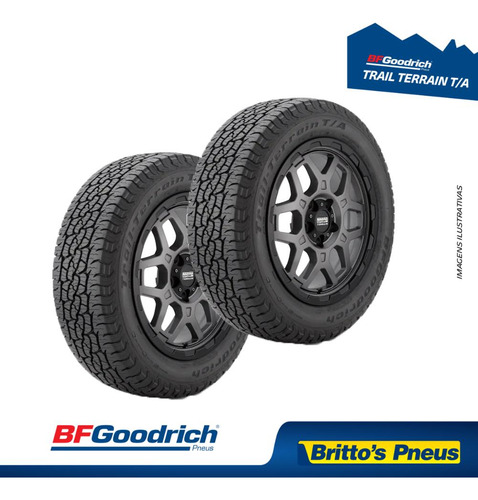Kit 2 Pneus Bf Goodrich Aro 17 215/60 R17 Trail-terrain T/a