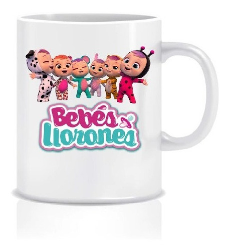 Tazón Taza Sublimada Bebes Llorones Niños Regalo 