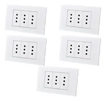 Comprar Pack 5 Tomacorrientes Triples Met\u002F 10a Certificado Sec